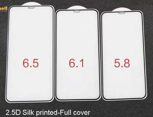Glass screen protector for iPhone Xs-2.5D silk printed